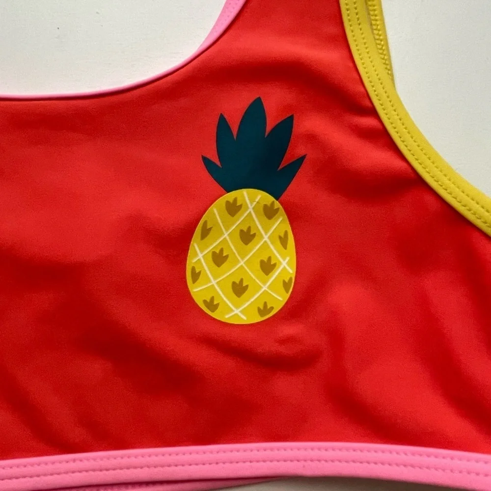 Old Navy Pineapple Bikini Top Sz L (10-12)